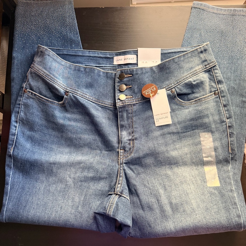 Lane Bryant Women's High Waist Signature Fit Jeggings, Size 16 NWT
